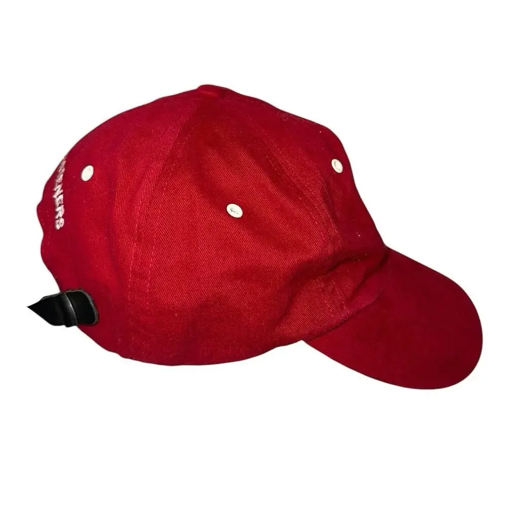Big Red Fasteners BRF Wagon Red‎ Adjustable Dad Hat Cap